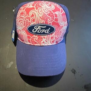 Ford Pink and Blue Hat